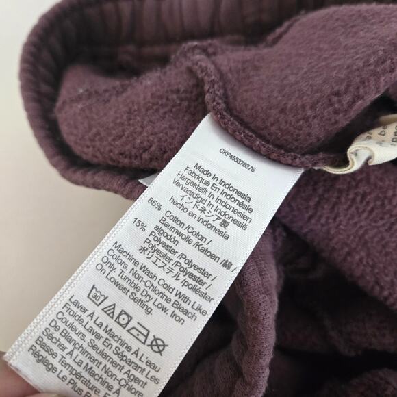 Madewell MWL Betterterry Jogger Sweatpants Manor Purple Size S - Picture 9 of 10